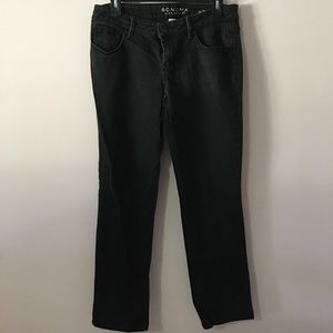 Sonoma mid-rise straight black jeans